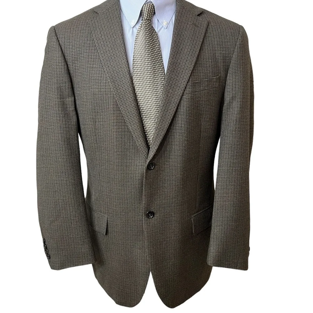 LIKE NEW…T. HARRIS LONDON MENS DRESS BLAZER HIGH END, SIZE 44LONG WOOL☑️